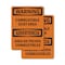 Signmission Combustible Dust Area Bilingual OSHA Warning Sign, Vinyl Decal, 10in W x 14in L, 2PK OS-2PACK-WS-D-1014-L-12524 - alternate 1